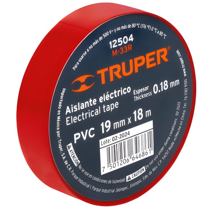 CINTA AISLANTE   ROJO TRUPER - Imagen 1