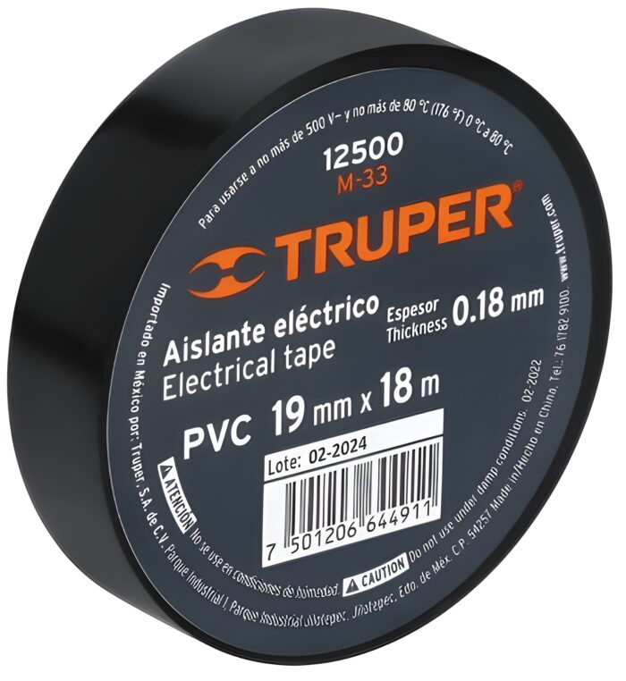 CINTA AISLANTE  NEGRA  TRUPER - Imagen 1