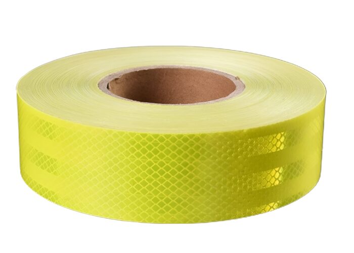 CINTA REFLECTIVA VERDE LIMON 2" - 3M - Imagen 1