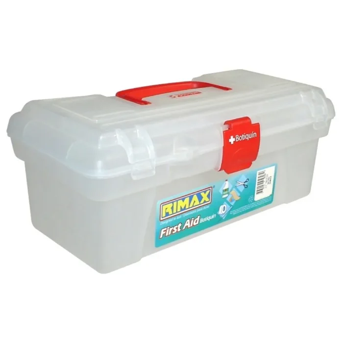 BOTIQUIN PORTATIL TRANSPARENTE  #12 RIMAX - Imagen 1