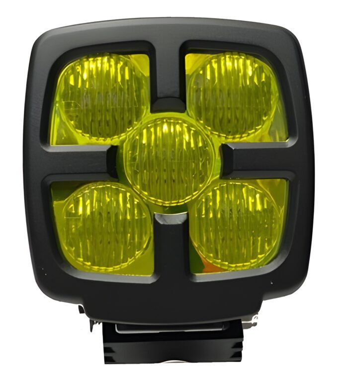 FARO DE TRABAJO LED CUADRADO ND25  AMARILLO - Imagen 1