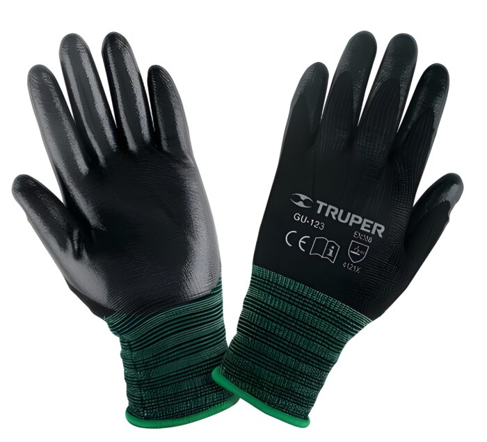 GUANTE NYLON NITRILO LISO T/G 13295 TRUPER - Imagen 1